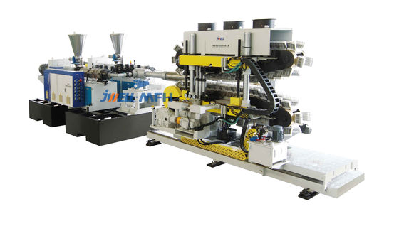 시멘스 HMI HDPE PP DWC 두 배 벽 물결 모양 관 기계