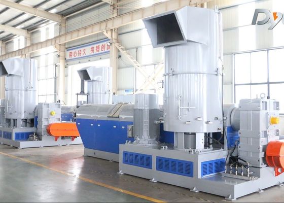300KG H 90kw HDPE 영화 작은 알모양으로 하기 기계