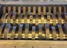 1000kg h 22kw 양축 플라스틱 재생 슈레더