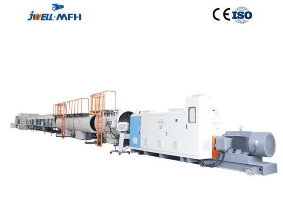 화학액 케이블을 위한 110 kw PP PE 파이프 압출 기계는 보호합니다
