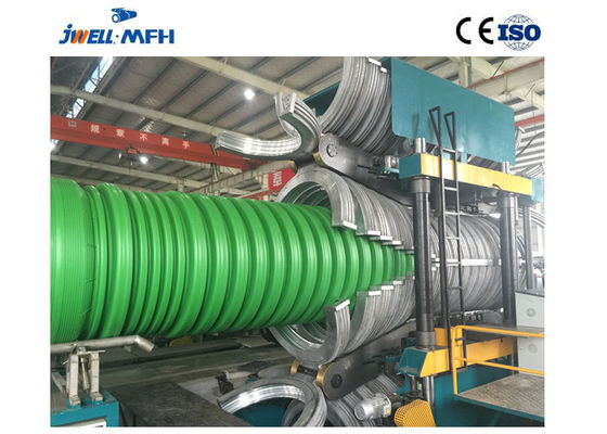 HDPE PP 중벽은 드위크 파이프 압출 기계를 주름지게 했습니다