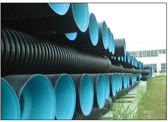 HDPE PP 중벽은 드위크 파이프 압출 기계를 주름지게 했습니다