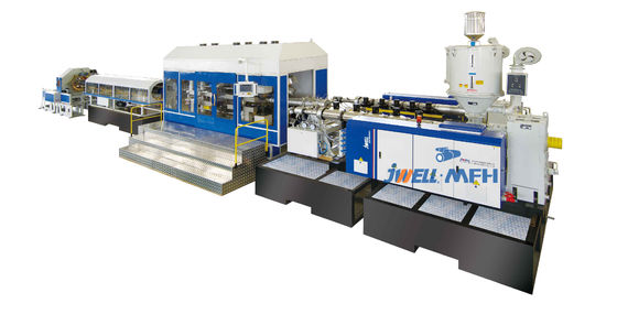 시멘스 HMI HDPE PP DWC 두 배 벽 물결 모양 관 기계