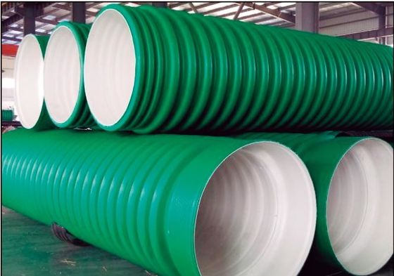 시멘스 HMI HDPE PP DWC 두 배 벽 물결 모양 관 기계