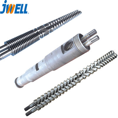 JWELL 38CrMoAlA PVC PE PP PS PLA 압출기 스크류 배럴 곰팡이
