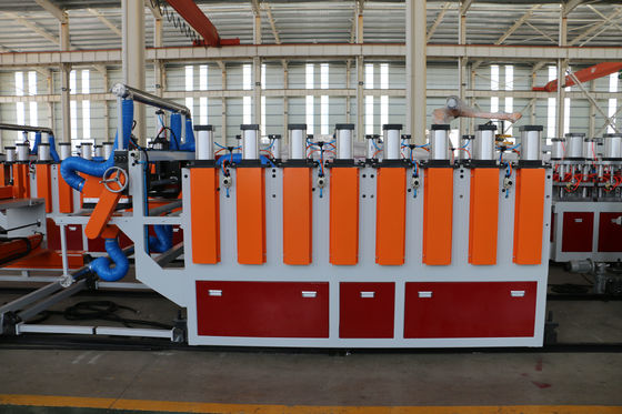 1220MM PVC WPC 이사회 압출 라인 쌍 스크루  550 kg/H